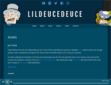 Tablet Screenshot of lildeucedeuce.com